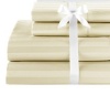 Bloomingdale's The Deluxe Sheet Set Ivory Damask Stripe QUEEN