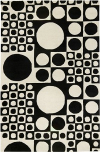 Rizzy Home FN1433 Fusion 8-Feet by 8-Feet Round Area Rug, Black Rizzy Home FN1433 Fusion 8-Feet by 8-Feet Round Area Rug, Black
