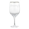 Delicately-etched leaves dance across these elegant crystal glasses lending timeless allure to celebrations and fine dining occasions.