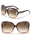 Exude A-list style with these oversized square sunnies from Gucci.