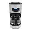 In under ten minutes, this fine coffee maker brews 12 delicious cups of your favorite blend, and with its intelligently designed digital functions, you can slow the brewing time to maximize flavor.