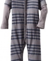 Splendid Littles Baby-Boys Newborn Capri Stripe Romper, Carbon, 3-6 Months