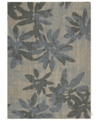 Create a décor of pure, understated elegance with the Urban rug from Calvin Klein. Modern florals are enhanced by soft, alluring shades and a misty finish. Hand-tufted for fine detail. Create a décor of pure, understated elegance with the Urban rug from Calvin Klein. Modern florals are enhanced by soft, alluring shades and a misty finish. Hand-tufted for fine detail.