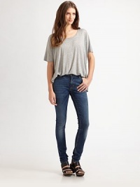 Rail-straight denim, lovingly faded in all the right places and finished with a natural rise.THE FITSlim fitRise, about 7Inseam, about 35THE DETAILSZip flyFive-pocket style97% cotton/3% elastaneHand washImportedModel shown is 5'11 (180cm) wearing US size 4. Rail-straight denim, lovingly faded in all the right places and finished with a natural rise.THE FITSlim fitRise, about 7Inseam, about 35THE DETAILSZip flyFive-pocket style97% cotton/3% elastaneHand washImportedModel shown is 5'11 (180cm) wearing US size 4.