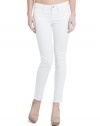 GUESS Brittney Ankle Skinny Jeans in True Whit, OVERDYE TRUE WHITE (32 / RG)