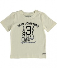 Sean John MCMLXIX T-Shirt (Sizes 2T - 4T) - cream, 3t Sean John MCMLXIX T-Shirt (Sizes 2T - 4T) - cream, 3t