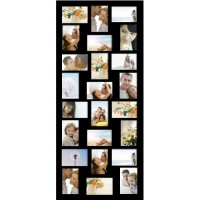 ADECO PF9107 24-Opening Black Wood Wall Hanging Collage Photo Picture Frames - Holds Twenty-Four 4x6 inch Photos,Home Decor Wall Art,Great Gift ADECO PF9107 24-Opening Black Wood Wall Hanging Collage Photo Picture Frames - Holds Twenty-Four 4x6 inch Photos,Home Decor Wall Art,Great Gift