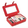 Clarins Travel Vanity Collection: Powder Compact + Blush + 6x Eye Shadows + Mascara + Lip Gloss + 2x Applicator -