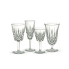 The world's most popular crystal pattern, named for Count Waterford's 12th Century Lismore Castle.Shown from left to right: 8 oz Goblet, 4 oz Contemporary Champagne, 4 oz White Wine, 4oz Claret.