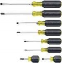 Klein Tools 85078 Cushion-Grip Screwdriver Set, 8-Piece