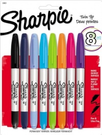 Sharpie Twin Tip Assorted 8 Pack Sharpie Twin Tip Assorted 8 Pack