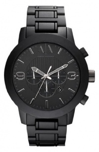 AX Armani Exchange Black Aluminum Chronograph Men's Watch #AX1157 AX Armani Exchange Black Aluminum Chronograph Men's Watch #AX1157