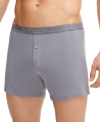 This super comfortable knit boxer provides classic support and maintains its features after several washes. This super comfortable knit boxer provides classic support and maintains its features after several washes.