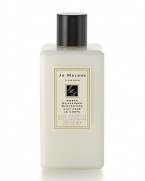 Amber, the exotic scent of the Orient and one of the perfume world's most legendary ingredients, is combined with the comfort of French lavender and myrrh. This clean aromatic spice evokes the subtle, spicy warmth of twilight. Amber & Lavender Body Lotion keeps skin silky smooth and is a deliciously fragrant way to feel pampered every day.