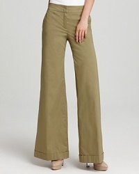 Escada Pants - Teksin Stretch Wide Legs Escada Pants - Teksin Stretch Wide Legs