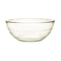 Duralex Lys 1Quart Clear Round Bowl, Set of 6 Duralex Lys 1Quart Clear Round Bowl, Set of 6