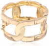Kenneth Cole New York Modern Monaco Gold Oval Link Stretch Bracelet, 7.5