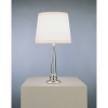 Lucidity Accent Table Lamp in Acrylic with Silver Plated Accents