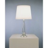 Lucidity Accent Table Lamp in Acrylic with Silver Plated Accents