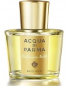 Discover the secret world of the most beautiful and exclusive gardens of Italy with the Le Nobili collection from Acqua di Parma. Celebrating the exclusive Jasmine flower of Calabria, Italy, Gelsomino Nobile showcases a bright and fresh floral bouquet with a sensual musk undertone. Perfectly suited for the elegant woman who embodies the same seductive nature as the Jasmine flower it represents.