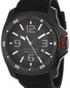 Tommy Hilfiger Men's 1790708 Sport Black Ion Plated Case with Silicon Strap Watch