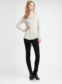 Angled seams and ankle zippers give these skinny pants a bold look and must-have appeal. Hook-and-eye closureZip flyIntricate seamsAnkle zippersZipper back pocketInseam, about 3056% rayon/38% nylon/6% polyurethaneDry cleanImported Model shown is 5'10 (177cm) wearing US size 4. Angled seams and ankle zippers give these skinny pants a bold look and must-have appeal. Hook-and-eye closureZip flyIntricate seamsAnkle zippersZipper back pocketInseam, about 3056% rayon/38% nylon/6% polyurethaneDry cleanImported Model shown is 5'10 (177cm) wearing US size 4.