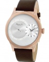 Kenneth Cole New York Men's KC1894 Classic Round Rose Gold Case Sub-Second Watch