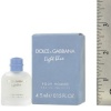 D & G LIGHT BLUE by Dolce & Gabbana for MEN: EDT .15 OZ MINI (note* minis approximately 1-2 inches in height)