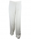 Stella Mccartney Womens Bone Morocain Wide Leg Silk Dress Pants