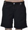 True Religion Brand Jeans Womens Corgo Shorts Black