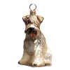 A lovely gift for any Wheaten Terrier owner, the Pet Set dog ornaments from Joy to the World are endorsed by Betty White to benefit Morris Animal Foundation. Each hand painted ornament is packed individually in its own black lacquered box.