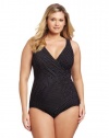 Miraclesuit Women's Plus Size Pin Point Oceanus