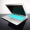 TopCase SOLID TEAL Keyboard Silicone Cover Skin for Macbook AIR 13 A1369 from Late 2010 - Mid 2011(JULY) with TOPCASE? Logo Mouse Pad