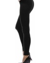 902B Fleece Lined Footless Legging Seamless Stretchy Winter Tight Ankle Length One Size