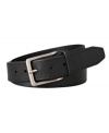 A casual classic that also works for your workday, the Madison belt from Fossil is a wardrobe staple in sleek black leather.