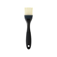 The Silicone Pastry Brush by OXO works like a natural bristle brush but with the added convenience of heat-resistant, odor-resistant and easily-cleaned silicone construction. Multiple layers of bristles tackle all tasks. Gaps in the center bristles hold liquid as you transfer from bowl to pastry surface, and tapered outer bristle ease brushing delicate pastry.