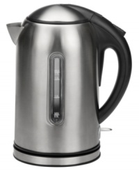 Cordless and portable, Kalorik's kettle has a concealed heating element so it frees up space on the stove, and with an impressive auto shut-off feature that turns the kettle off once water boils, this is the safe way to make any office or dorm room feel like home. 1-year warranty. Model JK23431. Cordless and portable, Kalorik's kettle has a concealed heating element so it frees up space on the stove, and with an impressive auto shut-off feature that turns the kettle off once water boils, this is the safe way to make any office or dorm room feel like home. 1-year warranty. Model JK23431.