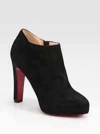 Hidden platform and signature red leather sole define this sophisticated suede look. Self-covered heel, 4¼ (110mm) Hidden platform, ½ (15mm) Compares to a 3¾ heel (95mm) Suede upper Inner side zipper Leather lining Signature red leather sole Padded insole Made in ItalyOUR FIT MODEL RECOMMENDS ordering one size up as this style runs small. Hidden platform and signature red leather sole define this sophisticated suede look. Self-covered heel, 4¼ (110mm) Hidden platform, ½ (15mm) Compares to a 3¾ heel (95mm) Suede upper Inner side zipper Leather lining Signature red leather sole Padded insole Made in ItalyOUR FIT MODEL RECOMMENDS ordering one size up as this style runs small.