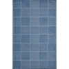 Nourison Westport  Squares Blue 5.0-Feet by 8.0-Feet 100% Wool Room Size Rug