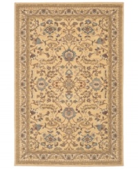 Need to make the room more welcoming? Let the warm colors and complex imagery of this classic rug make your space more inviting than ever. Woven from worsted New Zealand wool, the Sierra Mar area rug features space-dyed yarns for a truly alluring color palette. Need to make the room more welcoming? Let the warm colors and complex imagery of this classic rug make your space more inviting than ever. Woven from worsted New Zealand wool, the Sierra Mar area rug features space-dyed yarns for a truly alluring color palette.