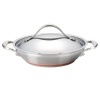 Anolon Nouvelle Copper Stainless Steel 9-1/2-Inch Covered Skillet