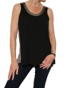 Robbi & Nikki Women's Jersey Mesh Tank Top