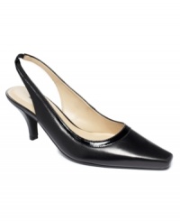 The Benedict slingback pumps from Karen Scott are the perfect career shoe: comfortable, practical and stylish all at once.