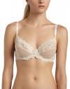 Wacoal Women's Embrace Lace Underwire Bra, Naturally Nude/Ivory, 34DDD