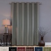 Wide Width Grommet Top Thermal Blackout Curtain 80W X 95L Panel - Olive - BWW