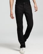 In a sleek black wash and slim fit, the Burberry Steadman jeans are a casual-meets-cool classic.