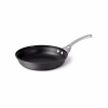 With a unique hard anodized shape, this lidded Calphalon omelette pan is a kitchen essential. The durable nonstick interior is perfect for healthy cooking with little to no fat.