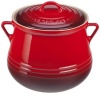 Le Creuset Heritage Stoneware 4 1/2qt Covered Bean Pot, Cherry