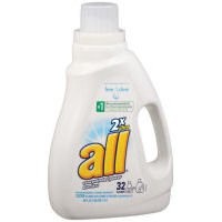 All Free & Clear 2X Ultra Concentrated Laundry Detergent, 32 Loads 50 oz (1.47 L) All Free & Clear 2X Ultra Concentrated Laundry Detergent, 32 Loads 50 oz (1.47 L)