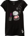 Baby Phat - Kids Girls 7-16 Make Up Tee, Black, Medium